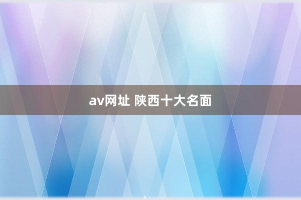 av网址 陕西十大名面