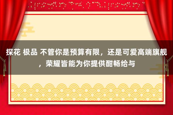 探花 极品 不管你是预算有限，还是可爱高端旗舰，荣耀皆能为你提供酣畅给与