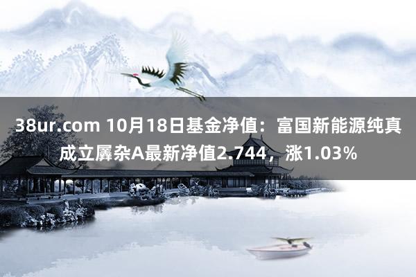 38ur.com 10月18日基金净值：富国新能源纯真成立羼杂A最新净值2.744，涨1.03%