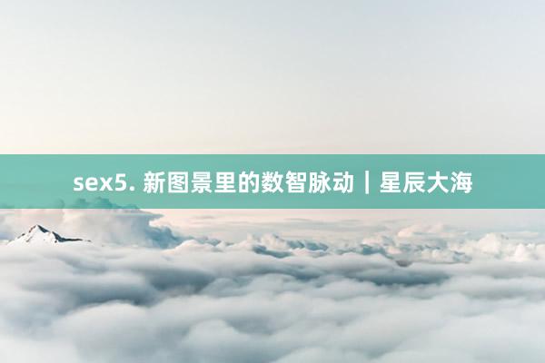 sex5. 新图景里的数智脉动｜星辰大海