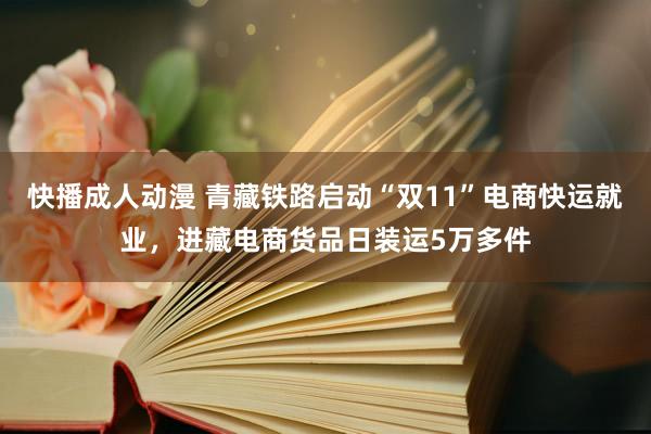 快播成人动漫 青藏铁路启动“双11”电商快运就业，进藏电商货品日装运5万多件